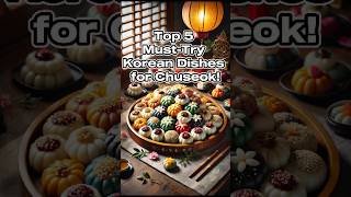 Top 5 MustTry Korean Dishes for Chuseok [upl. by Illyes117]