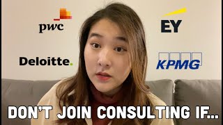 DONT JOIN CONSULTING if  Reality of being a consultant [upl. by Vonnie]