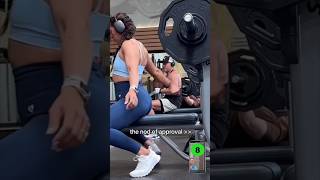 Her Bench Press Form Was PERFECT😍 [upl. by Ylevol]