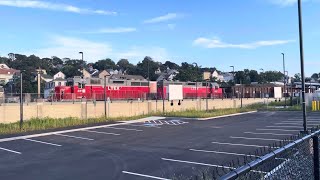 Mass Coastal MC4 passes new train station Fall River MA [upl. by Nwahsuq]