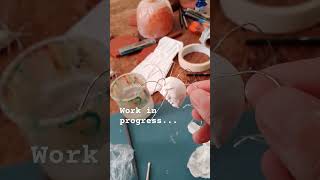 sculpture creation eldritch bizarre handmade clay fantasy art workinprogress artist [upl. by Armmat]