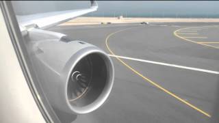 Qatar A350900XWB  Takeoff  DOHASIN  Business Class [upl. by Scevo778]