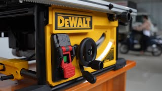 DeWALT DWE7492 Table Saw  Unpacking and Test Cuts  Make Wooden Door [upl. by Reichel]