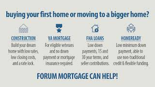 FORUM First Mortgage Options [upl. by Ajay139]