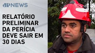 “Principal dificuldade é a condição dos destroços” diz bombeiro sobre acidente aéreo em Vinhedo [upl. by Hashim]