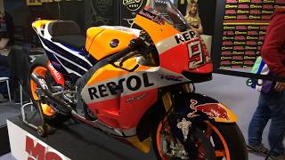 Marc Marquez’in MotoGP Motosikleti  EICMA 2018 [upl. by Wickman443]