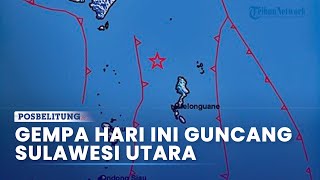 Gempa Bumi Hari Ini 12 Januari 2024 Gempa Guncang Sulawesi Utara [upl. by Tare]