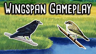 Wingspan Gameplay  Chiffchaff vs Raven [upl. by Jeanelle]