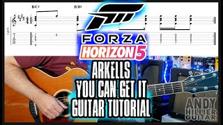 Forza Horizon 5 Theme You Can Get It Guitar Tutorial [upl. by Rovner]