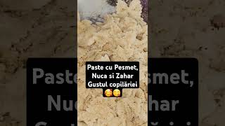 Paste cu Pesmet Nuca si ZaharGustul copilăriei 🥰😋 food viral shortvideo shorts 1million [upl. by Tannenbaum]