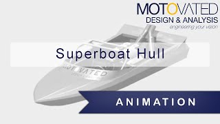 Superboat Hull Animation [upl. by Hsakaa]