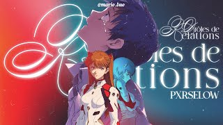 PXRSELOW  Drôles de relations AMV EVANGELION [upl. by Sirak]