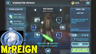 Star Wars Galaxy of Heroes  How to Upgrade Character Abilities and Equipment [upl. by Yllatan847]