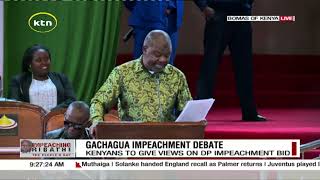 Gachagua impeachment debate Public participation underway at Bomas of Kenya [upl. by Thibaut]