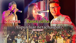 S biswa Abhi And Banita live show orchestra Alipurduar netachaupati AbhiRabha5M [upl. by Stanwin]