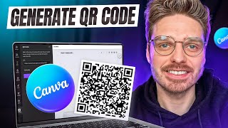 How to Make a QR Code on Canva Tutorial [upl. by Edlun]