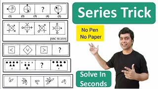 Series Tricks  Logical amp Reasoning Questions  Reasoning Tricks  Maths Tricks  imran sir maths [upl. by Norraj]