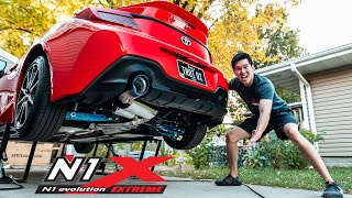 Dream JDM GR86 Exhaust Setup  Road to SEMA 2023 [upl. by Goer616]