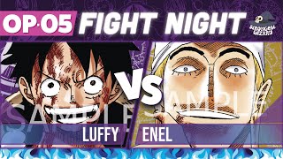 Luffy vs Enel  One Piece Card Game  OP05 Match [upl. by Gader]