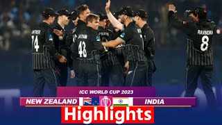 IND vs NZ World Cup 2023 Highlights India vs New ZealandHighlights  IND vs NZ World Cup Highlight [upl. by Woodcock]