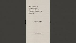 Jane Austen letteratura frasi perte [upl. by Ahseena]