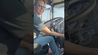 1986 Peterbilt 359 15sp corvette dash peterbilt caterpillar farmlife femaletrucker trucking ag [upl. by Natsreik]