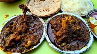 Champaran Mutton aur Chicken  Ahuna Bihari Mutton  Handi Chicken aur Sabut Lassan  Rice Harimirch [upl. by Tacklind]