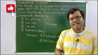 BIODEGRADABLE POLYMERS  DEFINITION amp EXAMPLES sadhanadhananjaya CHEMISTRY WINS chemistry [upl. by Esinehc959]