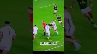 Siya Kolisi big tackle Springboks vs England 24 [upl. by Manville]