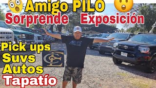 SORPRENDE AMIGO PILO Exposicion a la venta pick up suvs autos tianguis el tapatio zona autos [upl. by Vassily]