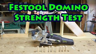 Festool Domino vs Pocket Screw Strength Test [upl. by Katy]