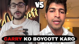 Thara Bhai Joginder Asking TO Boycott carryminati 😱😡  CarryMinati VS TharaBhaiJoginder [upl. by Adamina351]