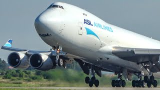 60 MINUTES PURE AVIATION  Airplane Highlights of August  Boeing 747 A340 C130  4K [upl. by Ajed]