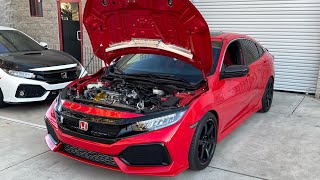 460whp Fully Built 10th Gen Civic Si with a 8000rpm REDLINE  2017 Honda Civic Si Review [upl. by Atiuqad]