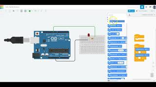 TinkerCAD First Arduino Example [upl. by Coppins256]