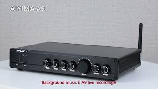 AIYIMA A9 51CH Bluetooth 50 Power Amplifier [upl. by Farhsa]