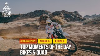 Bikes and Quads Top moments  Stage 4  Dakar2023 [upl. by Eisler]