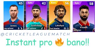 Instant Pro 🔥 bano cricketleague game tricks amp tips [upl. by Aneertak]