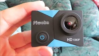 Review  Piwoka Action Camera Cheap Action Camera [upl. by Auberon353]