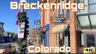 Breckinridge Colorado  City Tour amp Drive Thru [upl. by Ailgna]