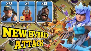 Hybrid Attack Strategy Th11  Flame Flinger With Hybrid Attack Strategy Th11  Clash Of Clans [upl. by Shiekh]