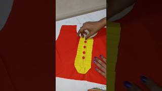 Easy Frill Neck Design shorts ytshorts sewing fashionफ्रिल पट्टी गला बनाने का तरीका [upl. by Hadria815]