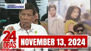 24 Oras Express November 13 2024 HD [upl. by Wolram]