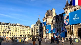 🇫🇷☀️【HDR 4K】Paris Walk  Sully Morland to Châtelet via Hôtel de Ville Jan 2024 [upl. by Buhler165]