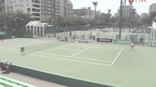 ダンロップ 全日本ジュニアテニス選手権 06 U14 決勝 金城充 VS 川崎光 [upl. by Cohlette183]