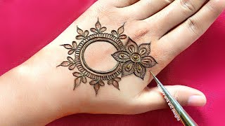 New stylish back hand mehndi design  Latest mehndi design mehndi ki design  mehndi design mehndi [upl. by Hgielyak879]