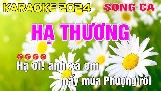 Hạ Thương Karaoke Tone Song Ca  Beat Chuẩn  Minh Điệp Organ [upl. by Ogden267]