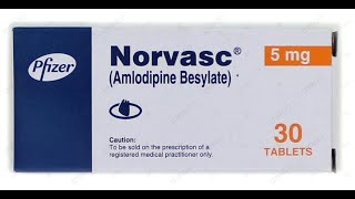 Norvasc 5 mg tablet  Amlodipine Besylate  Norvasc tablet uses and side effects [upl. by Ailaham]