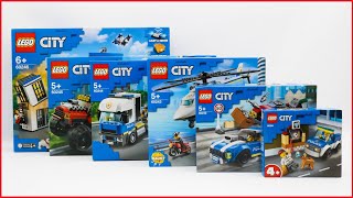 COMPILATION ALL LEGO City Police 2017  Speed Build for Collectors [upl. by Alian]