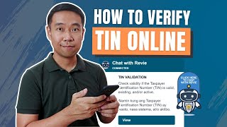 How to Verify BIR TIN Online  PAANO MAG VERIFY NG TIN ONLINE [upl. by Nicks]